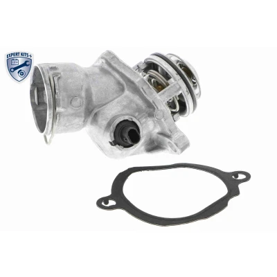 Abbildung von VEMO EXPERT KITS + V30 99 0103 Kühlwasserthermostat 100 mit Dichtung Sensor Metallgehäuse MERCEDES BENZ: CLK Coupe, C Klasse Limousine