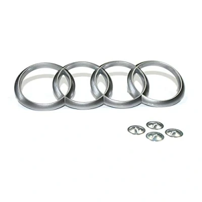 Abbildung von Audi 4H0103940B Motorabdeckung Original Schriftzug Emblem Logo *** Länge: 10,5 cm