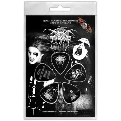 Abbildung von DARKTHRONE PLEKTRUMSET GUITAR PICK SET # 1 TRUE NORWEGIAN 5 STÜCK PLEK PLEKTRUM
