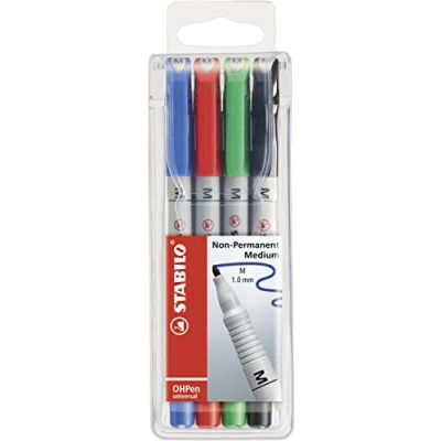 Abbildung von STABILO OHPen universal Folienstifte Set 1.0 mm Mehrfarbig