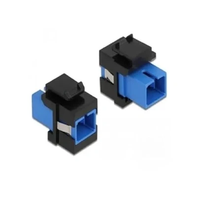 Abbildung von Delock Keystone Modul SC Simplex Buchse zu blau/schwarz