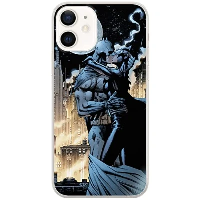 Abbildung von ERT GROUP Handyhülle für Apple iPhone 12/12 PRO Original und offiziell Lizenziertes DC Muster Batman 005 optimal an die Form des Handy angepasst, hülle aus TPU