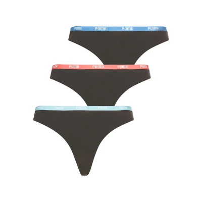 Abbildung von PUMA String Women (3 Pack), Kleidung, Schwarz Combo, 3