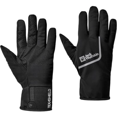 Abbildung von Jack Wolfskin Morobbia Light Fingerhandschuh, Größe: XL, Black