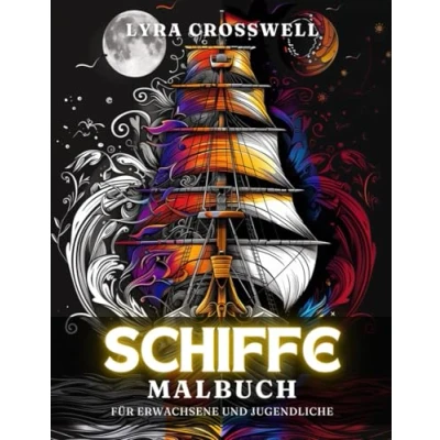 Abbildung von Schiffe Malbuch 50 Ausmalbilder für Erwachsene und Jugendliche: Das ultimative maritime Abenteuer im Ausmalen Schiffs Enthusiasten. (Fahrzeuge &amp; Transporte Malbücher)