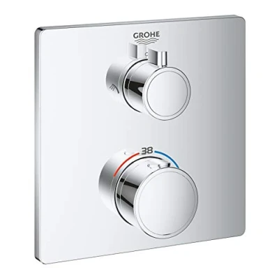 Abbildung von GROHE 24079000, Badewanne &amp; Dusche, Drehventile, Chrom