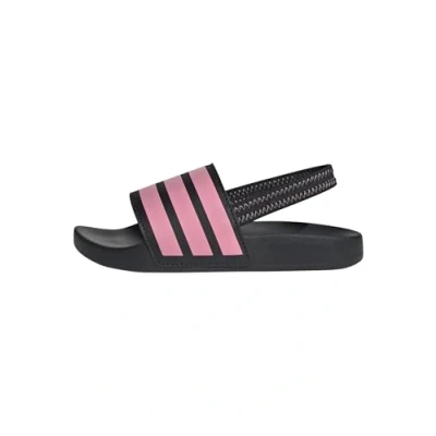 Abbildung von adidas Performance Adilette Estrap Unisex Badesandale für Kinder, Größe: 31, Core black/bliss pink Schuhe