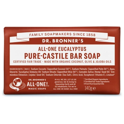Abbildung von Dr. Bronner&#039;s Seife Eucalyptus Pure Castile Bar Soap