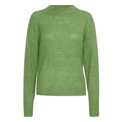 Abbildung von ICHI Ihkamara LS Strickpullover, Damen, Größe: XL, Kelly green