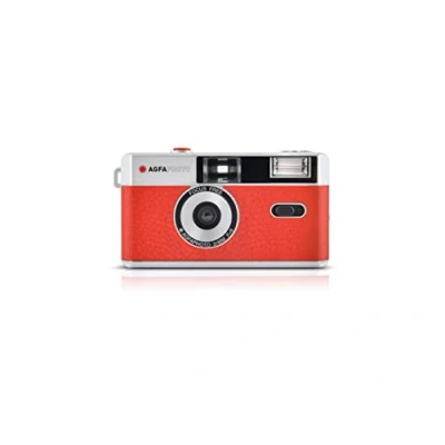 Abbildung von AgfaPhoto Analoge 35mm Kamera rot Kompaktkamera