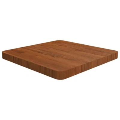 Abbildung von vidaXL Tischplatte Quadratisch Massivholzplatte Eichenplatte Holzplatte Platte Ersatztischplatte Dunkelbraun 50x50x4cm Behandelte Eiche