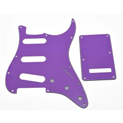 Abbildung von kaish ST Strat SSS Plektrumschutz Trem Cover Backplate lila für uns/mexikanischen Stratocaster