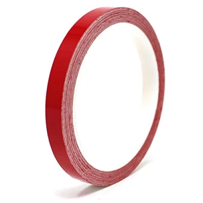 Abbildung von 10 Meter (0,79/Meter) Zierstreifen Auto Motorrad Boot Modellbau Farbauswahl Finest Folia Dekorstreifen Seitenstreifen Klebestreifen (Rot Glanz, 8mm Breite)