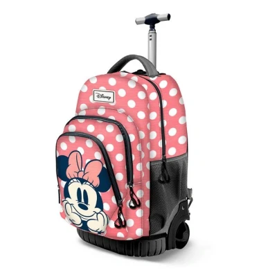 Abbildung von Karactermania Rucksack Disney Minnie Maus Trolley Schulranzen Tagesrucksack, Praktische Räder