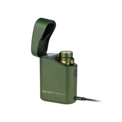 Abbildung von Olight Baton 4 Premium Kit Taschenlampe Aufladbar OD Green