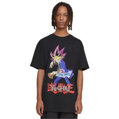 Abbildung von Upscale by Mister Tee Yughioh Duell Heavy Tshirt print, Herren, Größe: Small, Black