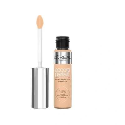 Abbildung von L&#039;Oréal Paris Beleuchtetes Korrekturserum korrigiert Augenringe &amp; spendet Feuchtigkeit Formel mit Hyaluronsäure Koffein perfekte Akkorrigierung Farbton: 6,5 N 11 ml