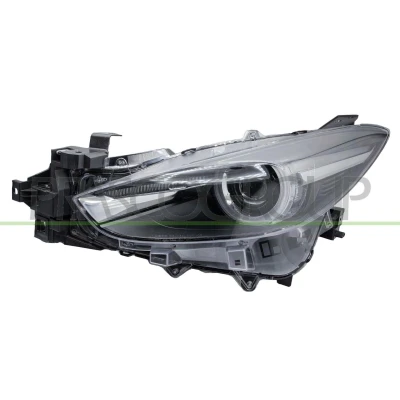 Abbildung von PRASCO MZ3334924 Scheinwerfer links H7/H7 mit Stellmotor für LWR MAZDA: 3 Schrägheck, Limousine