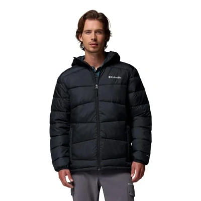 Abbildung von Columbia Herren F4emile Butte 2 Kapuzenjacke Pufferjacke mit Kapuze, Schwarz, L