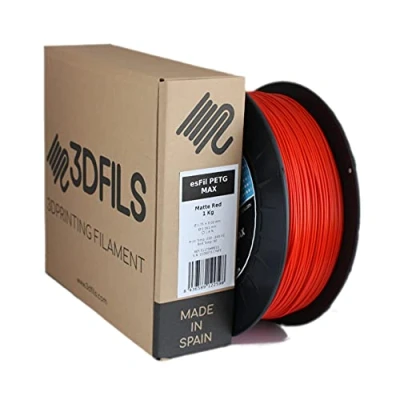 Abbildung von 3DFILS PETG Filament für 3D Drucker (1,75 mm / 1 kg, mattrot)