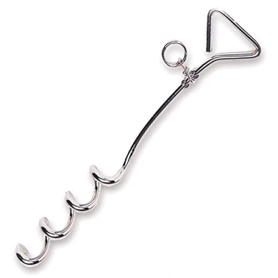 Abbildung von Spiralhering 40 cm Erdschraube Boden Anker Spiral Erdanker Hering Stahl verzinkt