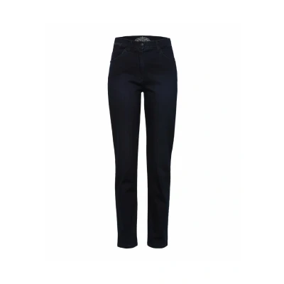Abbildung von BRAX Style Corry Slash Jeans Slim Fit, Damen, Größe: 36xR, Dark blue mit effekt