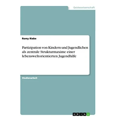 Abbildung von Partizipation von Kindern und Jugendlichen als zentrale Strukturmaxime einer lebensweltorientierten Jugendhilfe