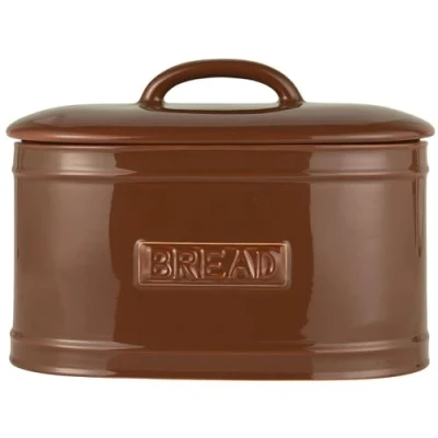 Abbildung von Ib Laursen Brotkasten Brotbox Brottopf Bread Keramik Braun Vintage Retro