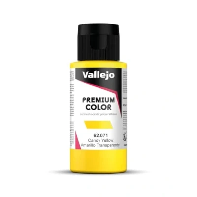 Abbildung von Vallejo Premium Color Farbe, 60 ml, Bonbongelb