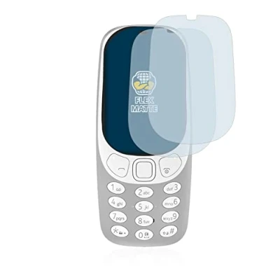 Abbildung von BROTECT Full Cover Schutzfolie Matt für Nokia 3310 (2017) (2 Stück) Screen Displayschutz Folie, 3D Curved, Anti Reflex