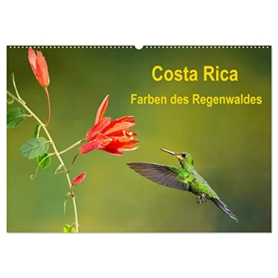 Abbildung von Costa Rica Farben des Regenwaldes (Wandkalender 2025 DIN A2 quer), CALVENDO Monatskalender
