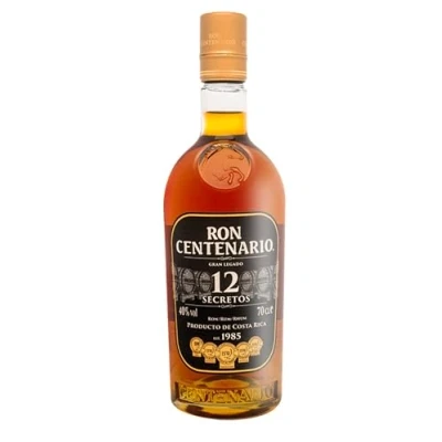Abbildung von Centenario Ron 12 Secretos In ausgewählten Eichenfässern aus den High und Lowlands geruht Ausgezeichnet mit der Goldmedaille bei Tokyo Whisky &amp; Spirits Competition 700ml