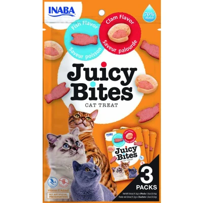 Abbildung von Inaba Juicy Bites Katzensnack Fisch und Muschel