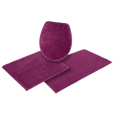 Abbildung von my home Badematte &quot;Vanessa&quot;, Höhe 10 mm, rutschhemmend beschichtet, schnell trocknend fußbodenheizungsgeeignet strapazierfähig, Badteppich, weiche Haptik, unifarben