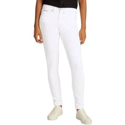 Abbildung von Calvin Klein Damen Jeans Hose Mid Rise Skinny Fit, Blau (Denim Light), 30W/31L