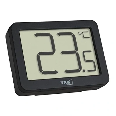 Abbildung von TFA Dostmann Raumthermometer Digitales Thermometer zur Messung der