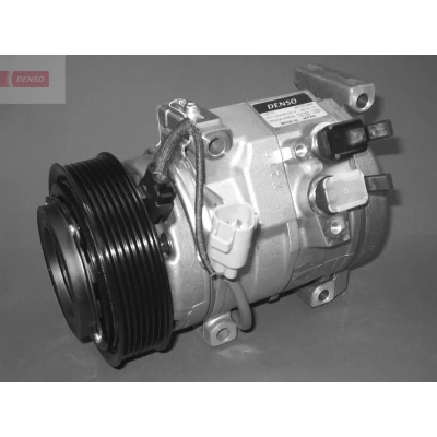 Abbildung von DENSO DCP50081 Kompressor 10S17C 12 PAG 46 R 134a mit Magnetkupplung