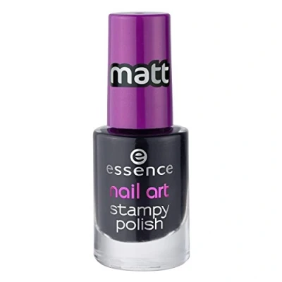 Abbildung von essence Nageldesign nail art stampy polish 02 stamp me! Black