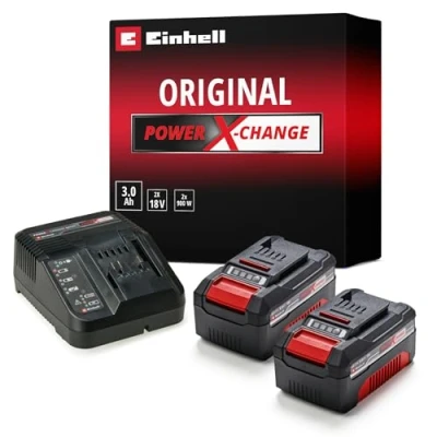 Abbildung von Einhell PXC Starter Kit 2x 3Ah &amp; 30min 4512098 Werkzeug Akku u (18.00 V)