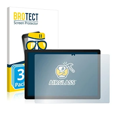 Abbildung von BROTECT Schutzglas für Samsung Galaxy Tab A8 LTE (3 Stück) Schutzfolie Panzer Folie Glas [Extrem Kratzfest 9H, Anti Fingerprint, Ultra Transparent]