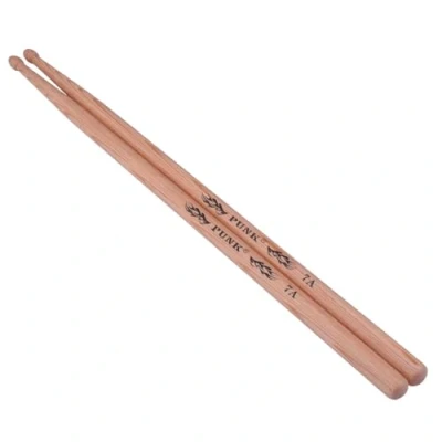 Abbildung von 7A Drum Sticks Hickory Holz Drumsticks Holzspitze Schlagzeuger Instrument