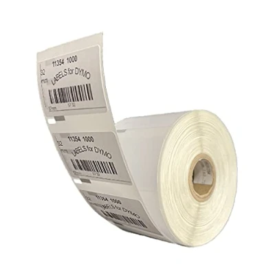 Abbildung von LEYF Etiketten für Labelwriter 11354 1 Rolle Pack X 1000 St. Je = Etikette, Selbstklebend, Kompatibel &amp; Seiko Etikettendrucker, 57 32 mm