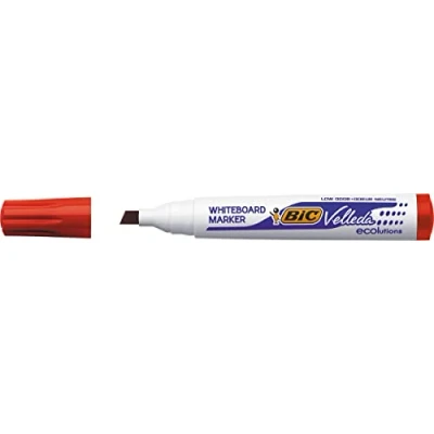 Abbildung von Bic 904948 Whiteboard Marker Velleda 1751 ECOlutions, rot