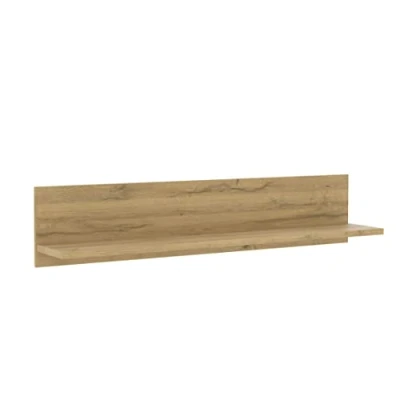 Abbildung von FORTE Havanna Wandregal, Holzwerkstoff, Alteiche, B x H T: 125 25,6 21,9 cm