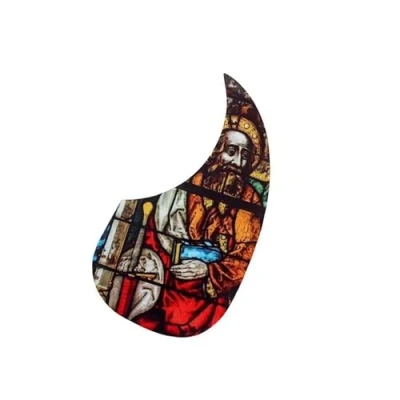 Abbildung von 1pc Selbstklebende Pick Guard Aufkleber Zelluloid PVC Gitarre Schlagbretter Board für Akustische Teile Zubehör Schlagbrett Akustikgitarre