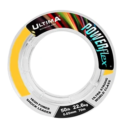 Abbildung von Ultima Unisex Adult Powerflex Hohe Festigkeit Schlagschnur Bangle Spule, Feuerorange, 50
