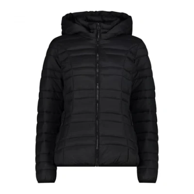 Abbildung von CMP Damen Nylon Jacke mit abnehmbarer Kapuze, schwarz, 46