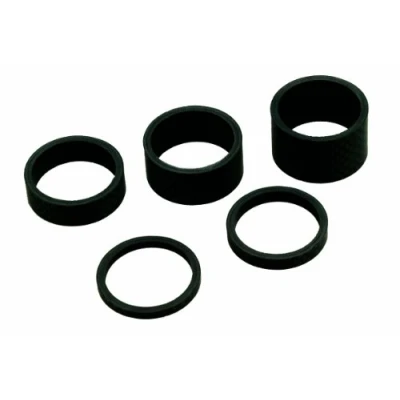Abbildung von Point Distanzring Aluminium Set 1 1/8&quot;, schwarz, 3 / 5 10 15 20 mm, 29270001