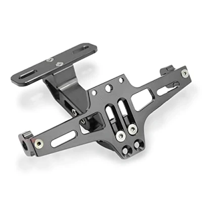 Abbildung von Universal CNC Aluminium Motorrad Hintere Kennzeichenhalter Nummernschildhalter für Z650 Z750 Z800 Z1000 Z900 Z300 Z250 Titan