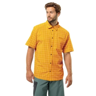 Abbildung von Jack Wolfskin Norbo Hemd, Herren, Größe: Small, Curry check